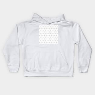 Geodesic Sphere, White Kids Hoodie